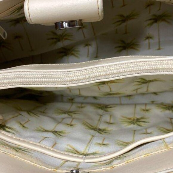 NWT Etienne Aigner Straw 2 way bag with Bag Charm - Picture 4 of 8